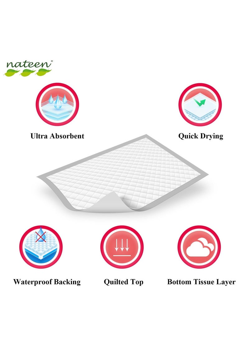 nateen Disposable Incontinence Underpads,80 X 180 Cm,20 Pcs Bed Pads For Mattress Furniture Sofa Chair Protector High Absorbency Mats. - Image 4